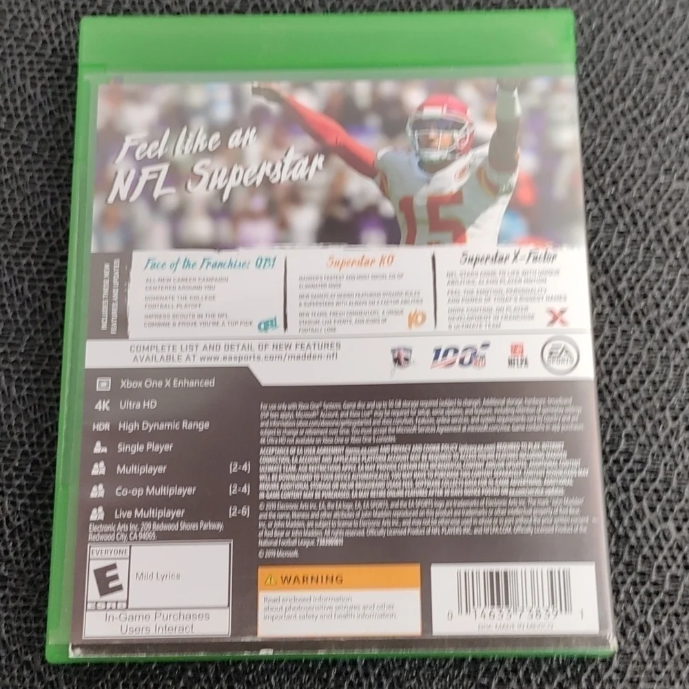 XBOX ONE Madden 2020 EA Sports